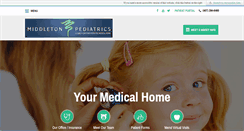 Desktop Screenshot of middletonpediatrics.com